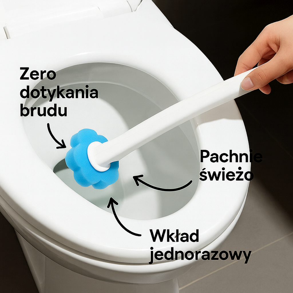DropFresh™ – Higieniczny System do Mycia Toalety